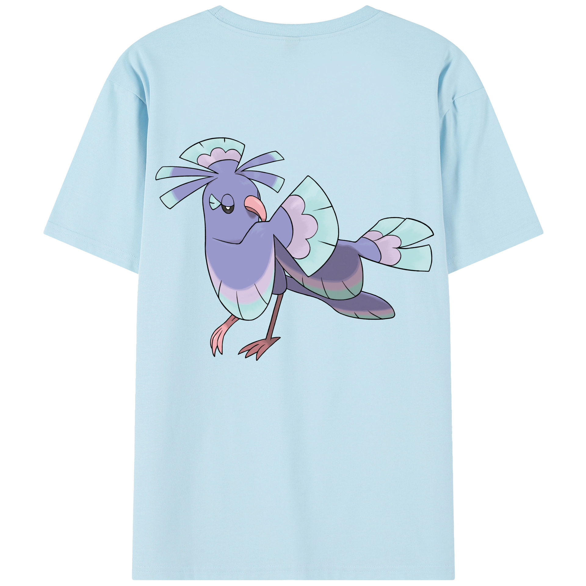 （画像用） ポケットモンスター Pokémon 綿100％半袖Tシャツ（背面プリント）